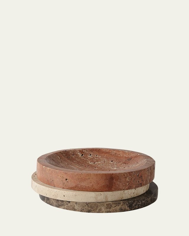 Pila Travertine Bowl